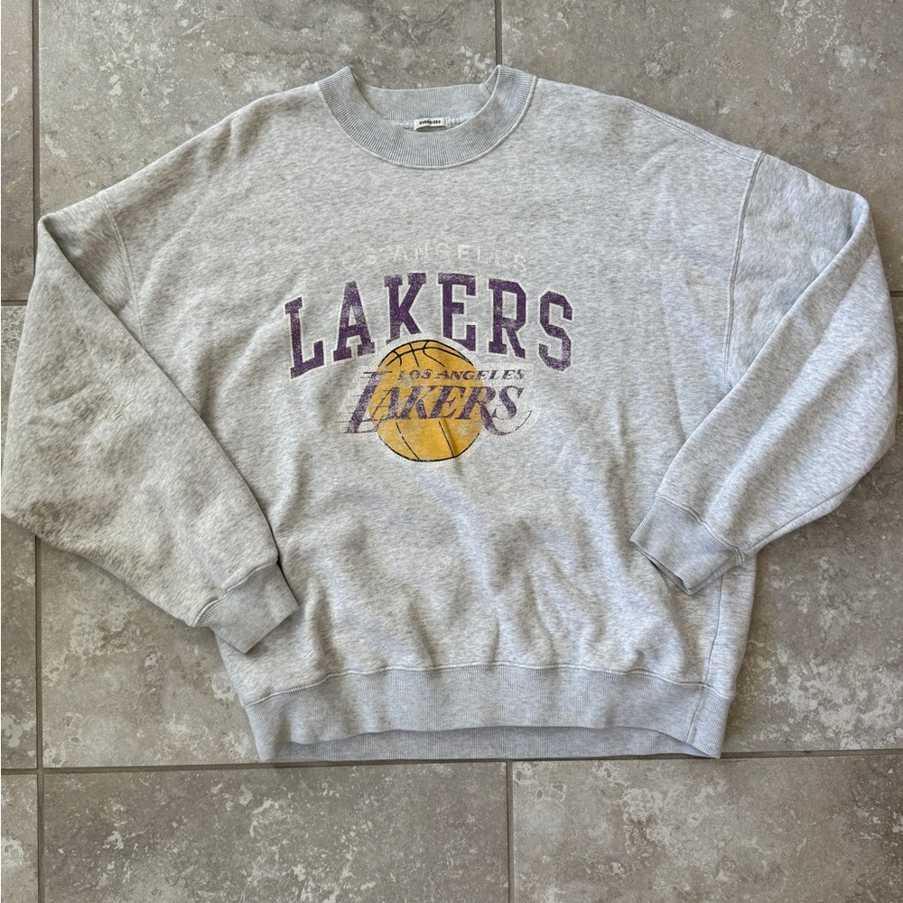 ABERCROMBIE lakers oversized sweatshirt